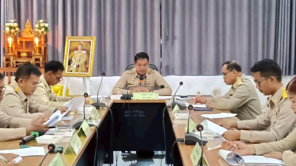 นายกองค์การบริหารส่วนตำบลท่าอิบุญ แถลงนโยบายต่อที่ประชุมสภาองค์การบริหารส่วนตำบลท่าอิบุญ