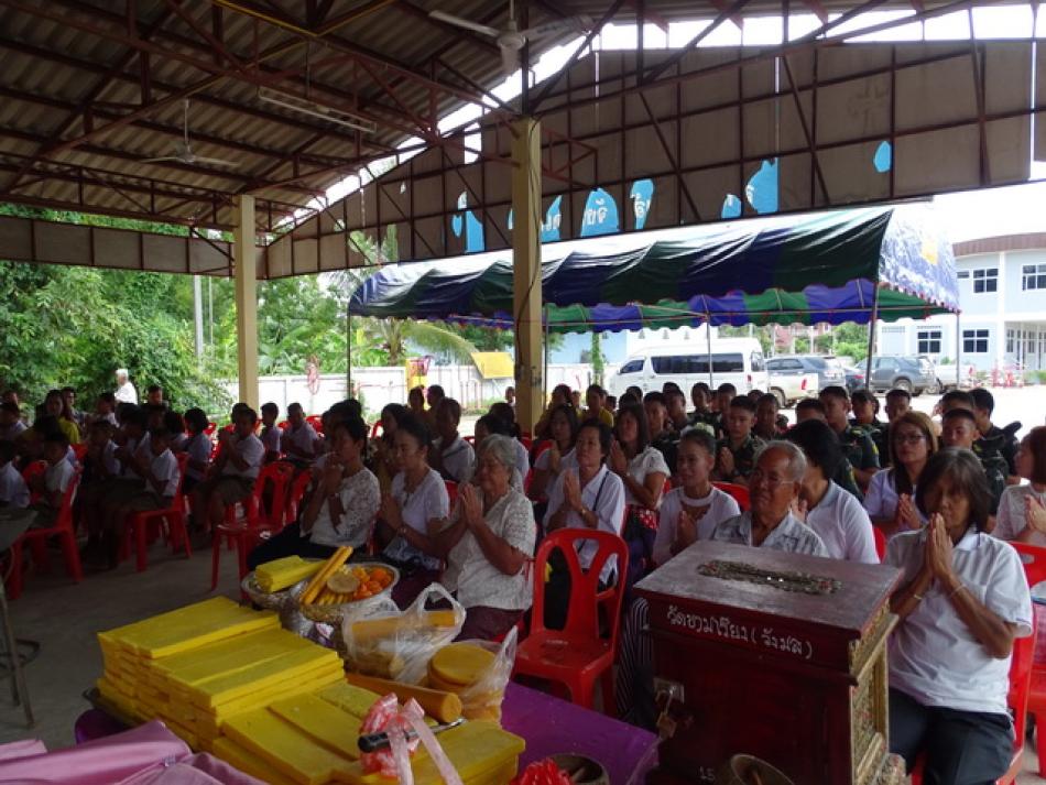 โครงการหล่อเทียนเข้าพรรษา ประจำปี 2562