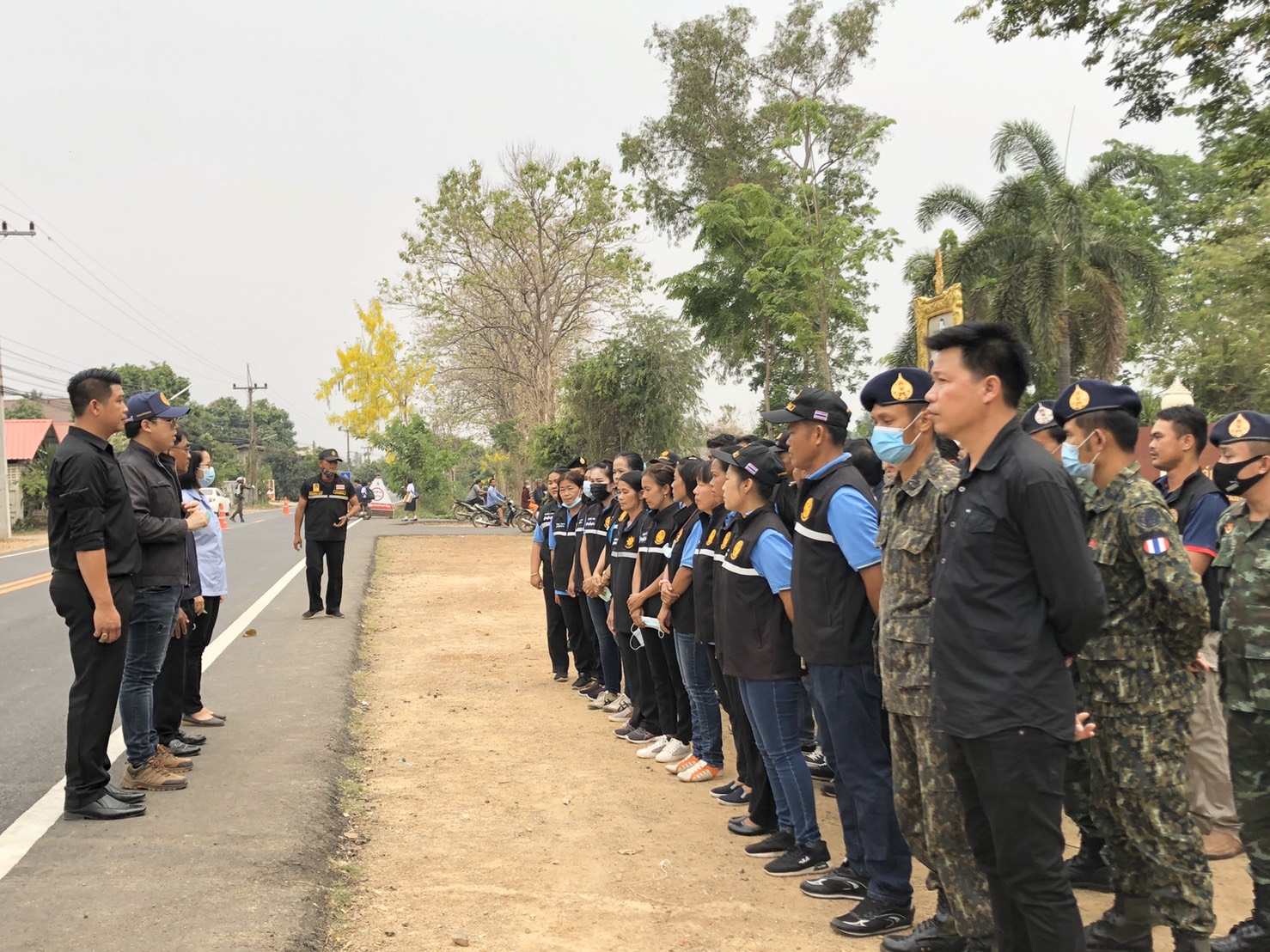 ตั้งจุดตรวจ/จุดสกัดในพื้นที่ ม.5 ต.ท่าอิบุญ อ.หล่มสัก ซึ่